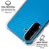 Blue Carbon Fiber Specialty Texture Material Galaxy A36 5G Clear Case