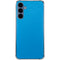 Blue Carbon Fiber Specialty Texture Material Galaxy A55 5G Clear Case