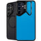 Blue Carbon Fiber Specialty Texture Material Galaxy S24 Kickstand Case