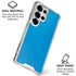 Blue Carbon Fiber Specialty Texture Material Galaxy S25 Ultra Clear Case