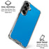 Blue Carbon Fiber Specialty Texture Material Galaxy S26 Clear Case
