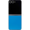 Blue Carbon Fiber Specialty Texture Material Galaxy Z Flip6 Skin