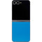 Blue Carbon Fiber Specialty Texture Material Galaxy Z Flip6 Skin