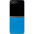 Blue Carbon Fiber Specialty Texture Material Galaxy Z Flip6 Skin