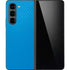 Blue Carbon Fiber Specialty Material Galaxy Z Fold5 5G Skin