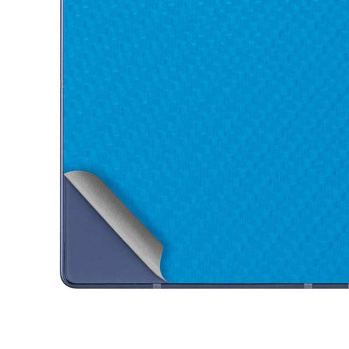 Blue Carbon Fiber Specialty Texture Material Galaxy Z Fold6 Skin