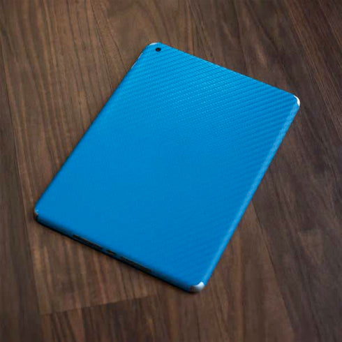 Blue Carbon Fiber Specialty Texture Material Apple iPad Skin