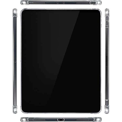Blue Carbon Fiber Specialty Texture Material iPad Pro 11in (2024) Clear Case