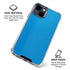 Blue Carbon Fiber Specialty Material iPhone 15 Clear Case