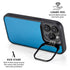 Blue Carbon Fiber Specialty Texture Material iPhone 15 Pro Kickstand Case