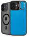 Blue Carbon Fiber Specialty Texture Material iPhone 16 Plus Kickstand Case