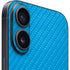 Blue Carbon Fiber Specialty Texture Material iPhone 16 Skin