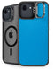 Blue Carbon Fiber Specialty Texture Material iPhone 16e Kickstand Case