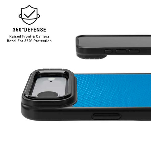 Blue Carbon Fiber Specialty Texture Material iPhone 17 Air Kickstand Case