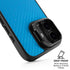 Blue Carbon Fiber Specialty Texture Material iPhone 17 Kickstand Case