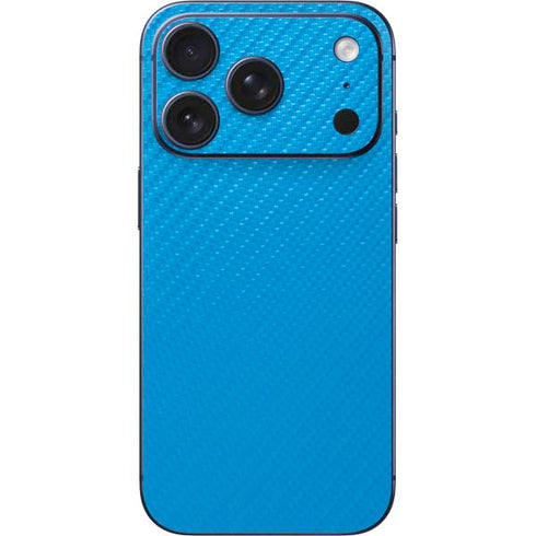 Blue Carbon Fiber Specialty Texture Material iPhone 17 Pro Skin