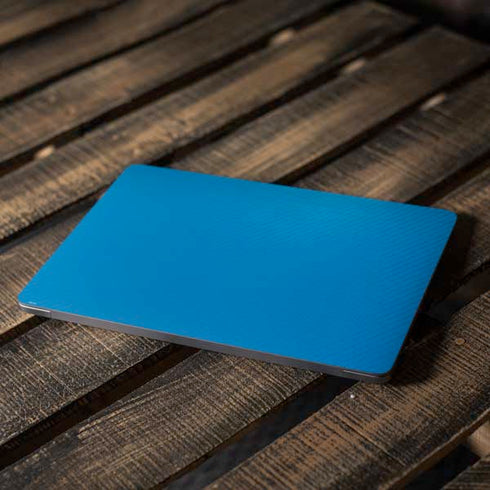 Blue Carbon Fiber Specialty Texture Material Apple MacBook Air Skin