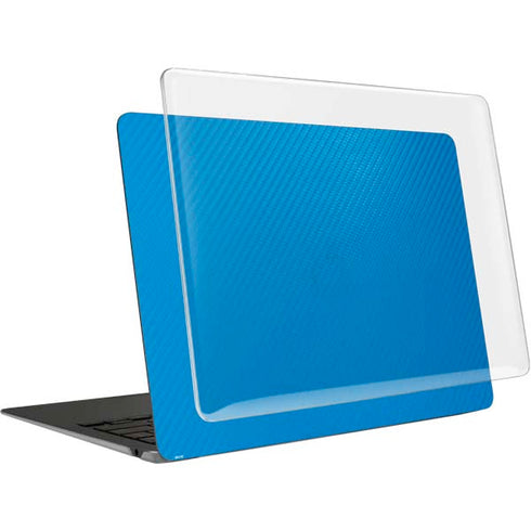 Blue Carbon Fiber Specialty Texture Material MacBook Air 15in (2023-2025) Case plus Skin
