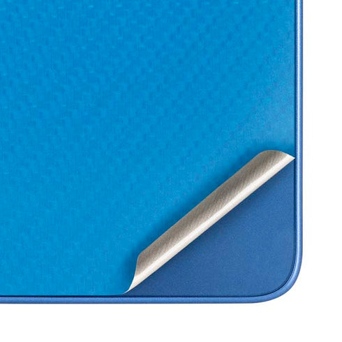 Blue Carbon Fiber Specialty Texture Material Moto G Play 4G (2024) Skin