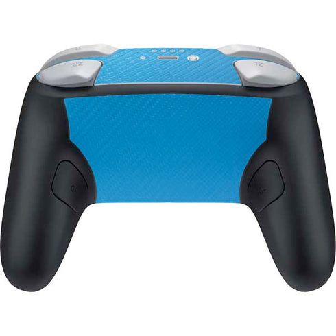 Blue Carbon Fiber Specialty Texture Material Nintendo Switch 2 (2025) Pro Controller Skin