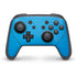 Blue Carbon Fiber Specialty Texture Material Nintendo Skins