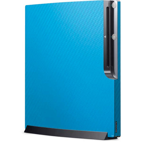 Blue Carbon Fiber Specialty Material Playstation 3 & PS3 Slim Skin