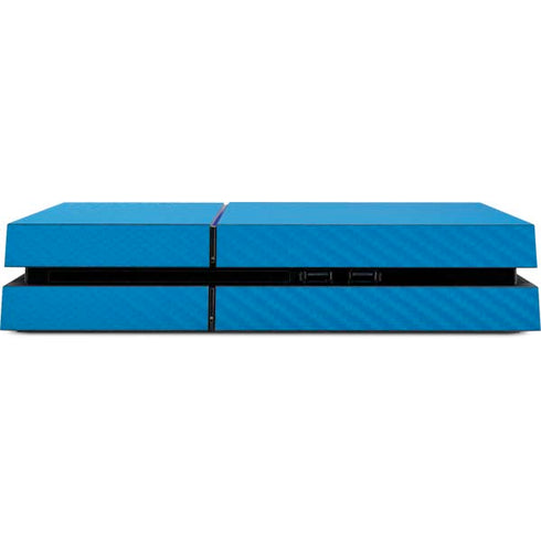Blue Carbon Fiber Specialty Material PS4 Console Skin