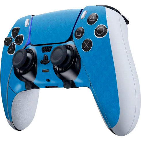 Blue Carbon Fiber Specialty Material PS5 DualSense Edge Pro Controller Skin