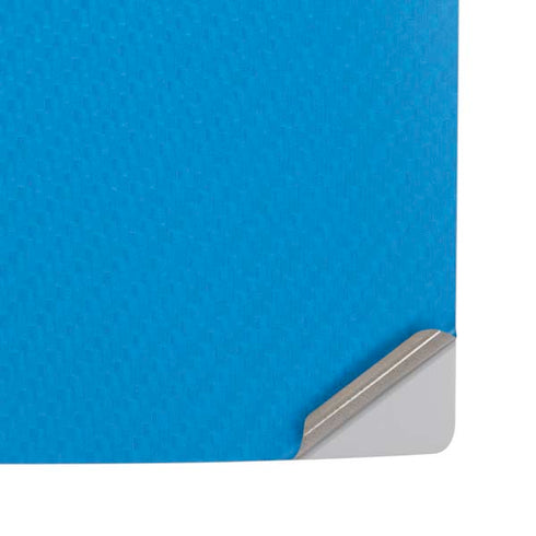 Blue Carbon Fiber Specialty Texture Material PS5 Pro Disk Console Skin