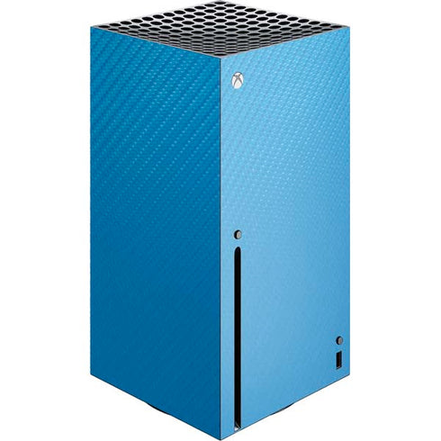Blue Carbon Fiber Specialty Texture Material Xbox Series X Skins