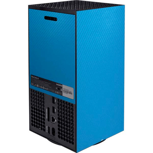 Blue Carbon Fiber Specialty Texture Material XBox Series X Digital Edition Bundle Skin