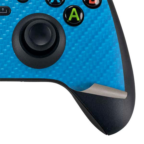 Blue Carbon Fiber Specialty Texture Material XBox Series X Digital Edition Bundle Skin