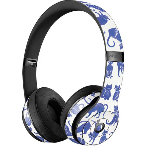 Cat Coq Blue Cats Beats Solo 3 Wireless Skin