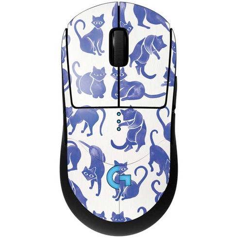 Blue Cats by Cat Coq G Pro Wireless Gaming Mouse Skin