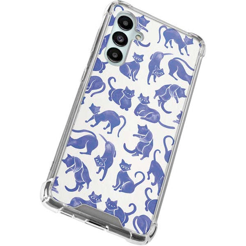 Blue Cats by Cat Coq Galaxy A16 5G Clear Case