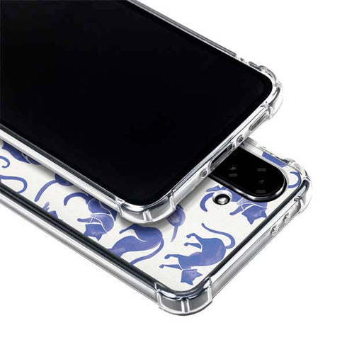 Blue Cats by Cat Coq Galaxy A36 5G Clear Case