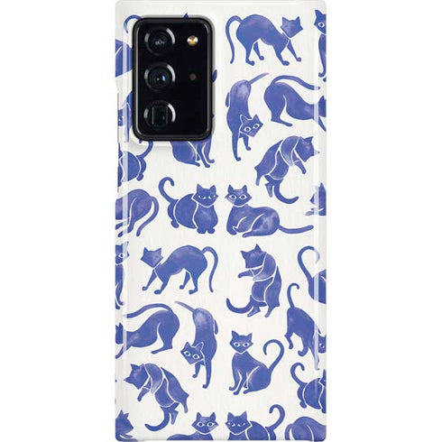Blue Cats by Cat Coq Galaxy Cases