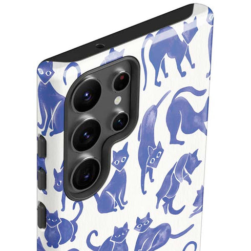 Blue Cats by Cat Coq Galaxy S23 Ultra Pro Case