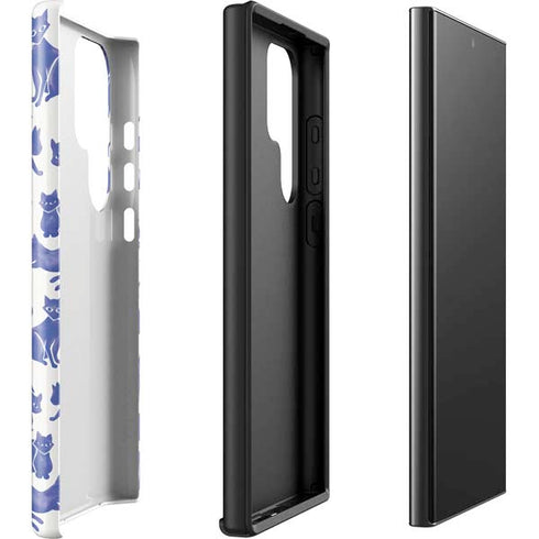 Blue Cats by Cat Coq Galaxy S23 Ultra Pro Case