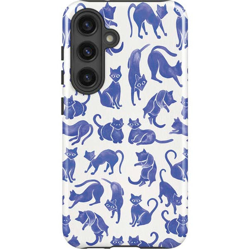 Blue Cats by Cat Coq Galaxy S25 Impact Case