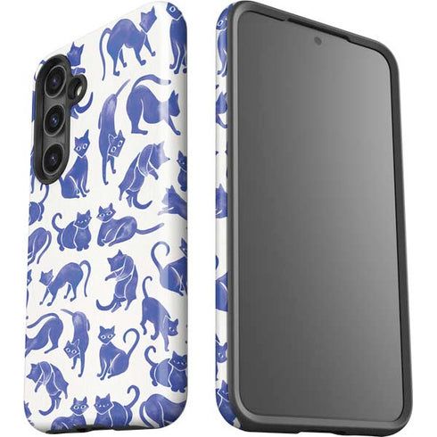 Blue Cats by Cat Coq Galaxy S25 Impact Case