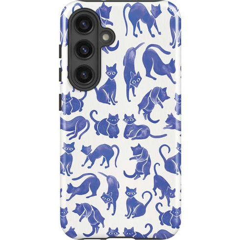 Blue Cats by Cat Coq Galaxy S25 Plus Impact Case