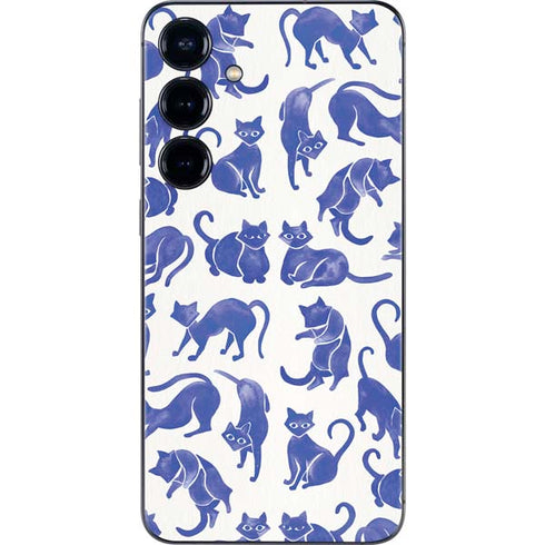 Blue Cats by Cat Coq Galaxy S25 Plus Skin
