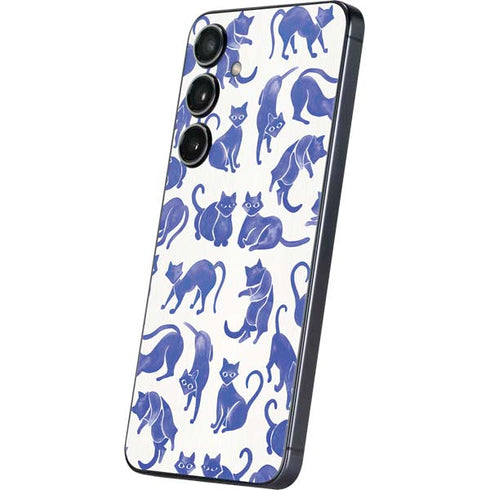 Blue Cats by Cat Coq Galaxy S24 Plus Skin