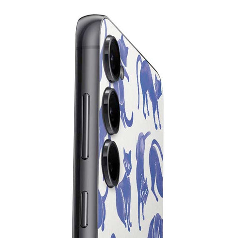 Blue Cats by Cat Coq Galaxy S24 Plus Skin