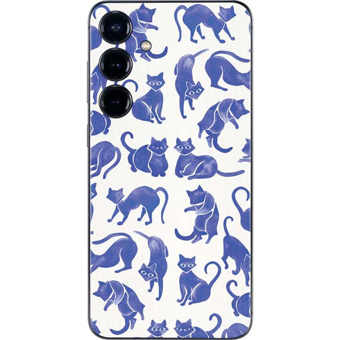 Blue Cats by Cat Coq Galaxy S24 Skin