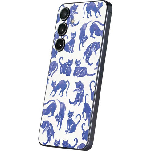 Blue Cats by Cat Coq Galaxy S24 Skin