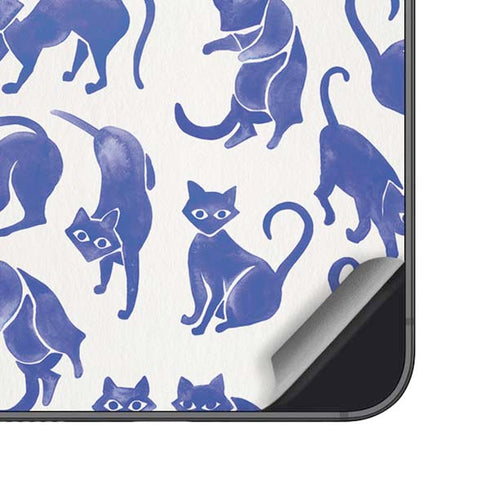 Blue Cats by Cat Coq Galaxy S24 Skin