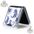 Blue Cats by Cat Coq Galaxy Z Flip6 Clear Case
