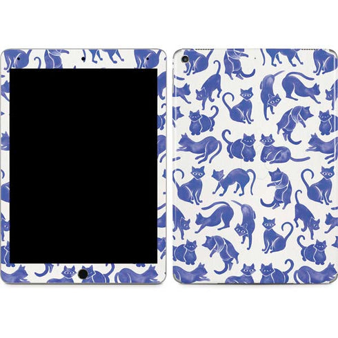 Blue Cats by Cat Coq iPad Skins